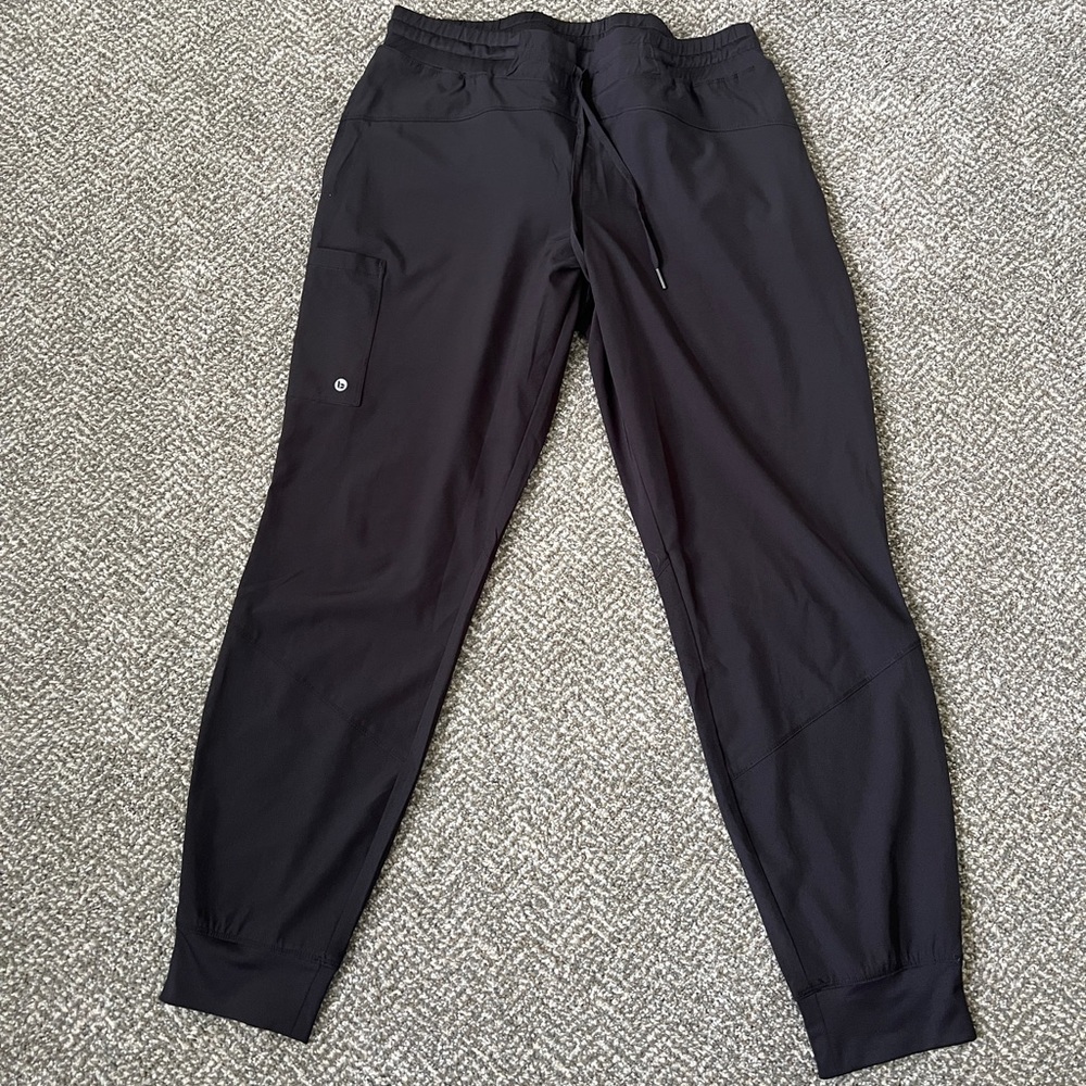 Barco One Jogger Scrub Bottoms, Black, Size Large